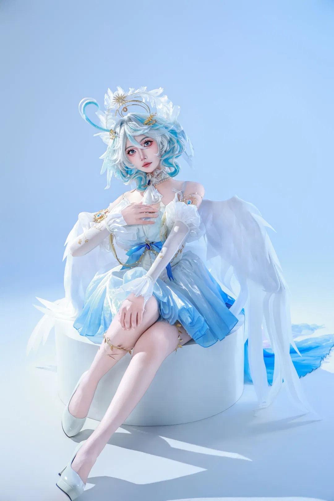 【芙宁娜cos】原神水神，同套不同棚的神级调色体验 - 第 2 张