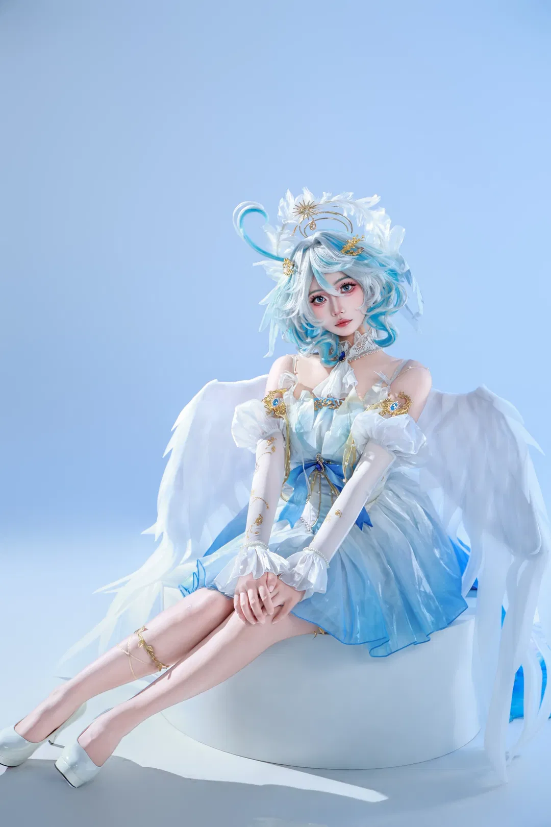 【芙宁娜cos】原神水神，同套不同棚的神级调色体验 - 第 3 张