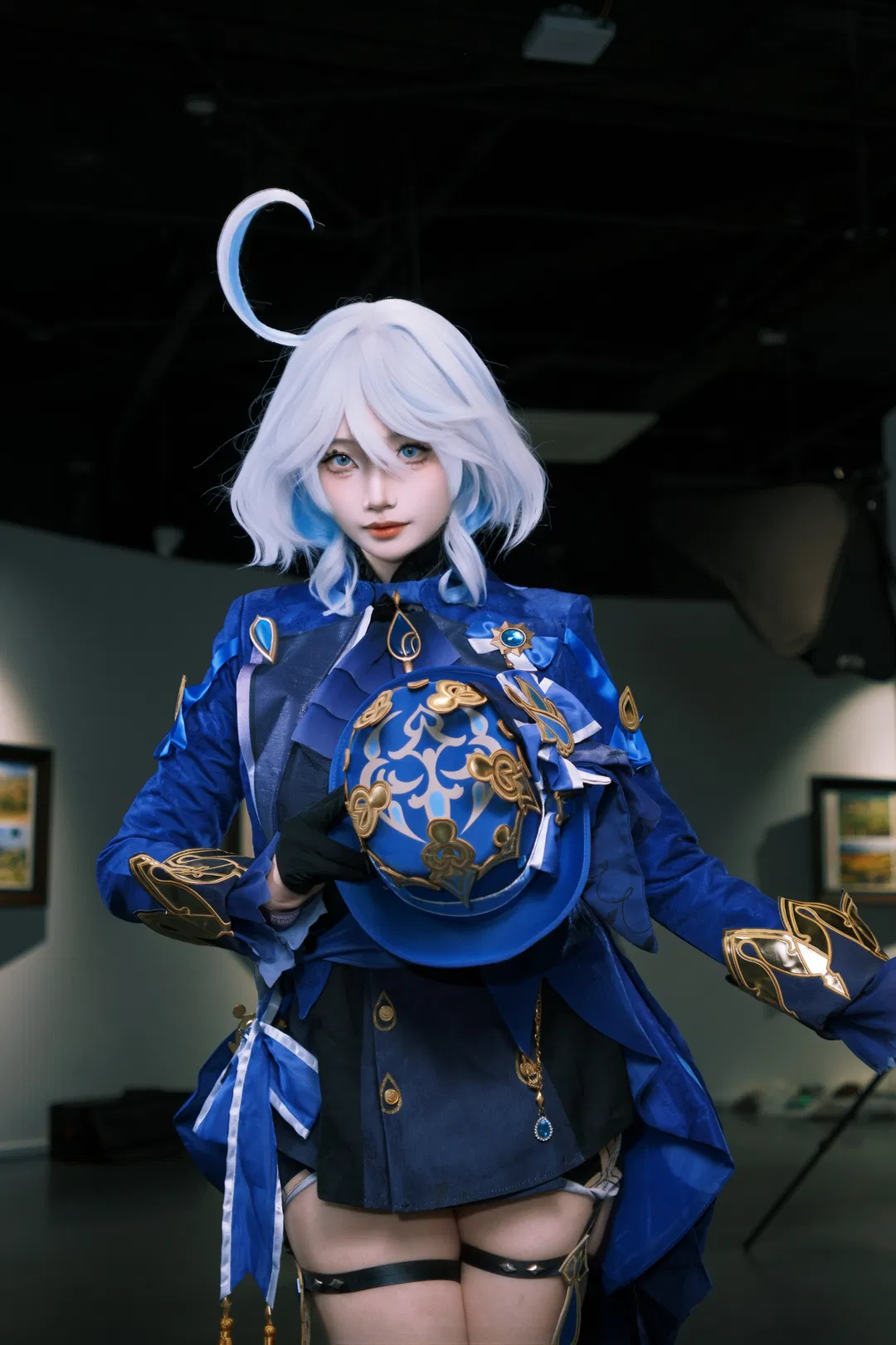 【芙宁娜cos】原神枫丹大明星的漫展场照 - 第 1 张