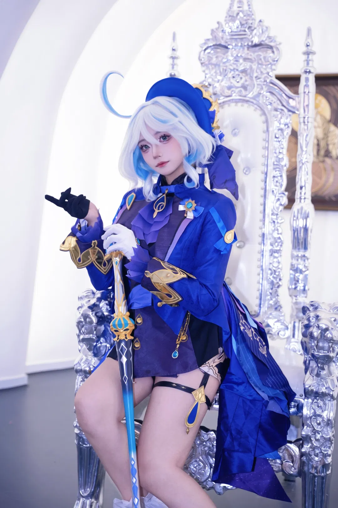 【芙宁娜cos】原神枫丹大明星的漫展场照 - 第 2 张