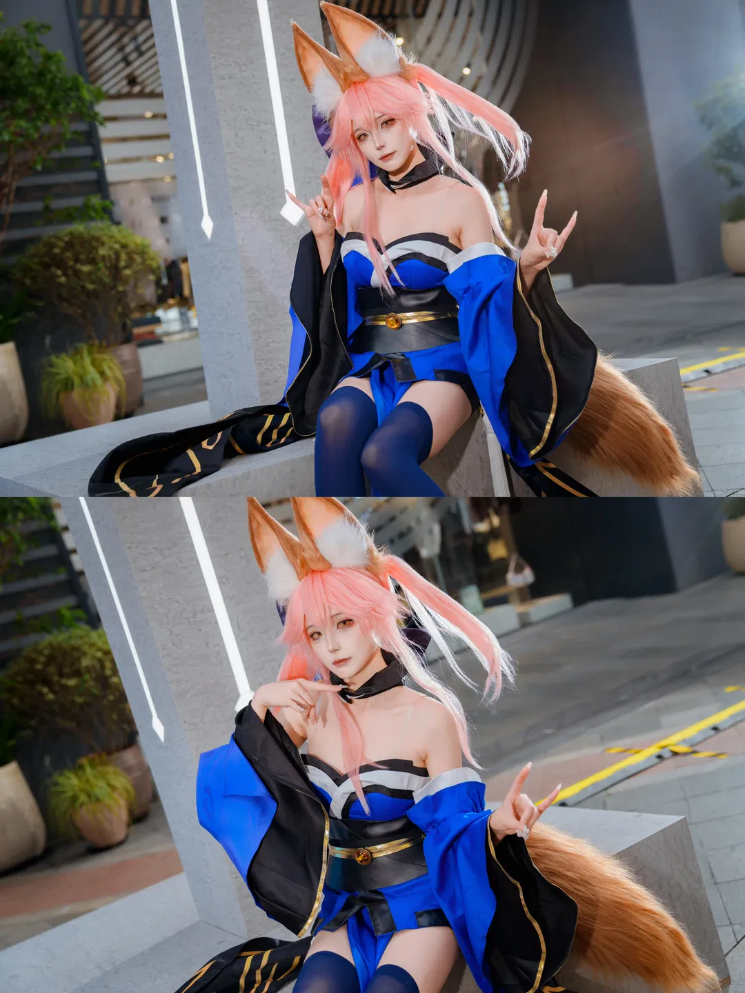 【玉藻前cos】FGO的巫女狐，超大尾巴細節拉滿 - 第 3 張