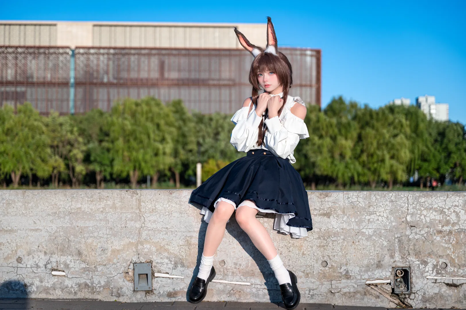 【阿米娅cos】明日方舟国庆IJOY第一天的外景记录 - 第 2 张