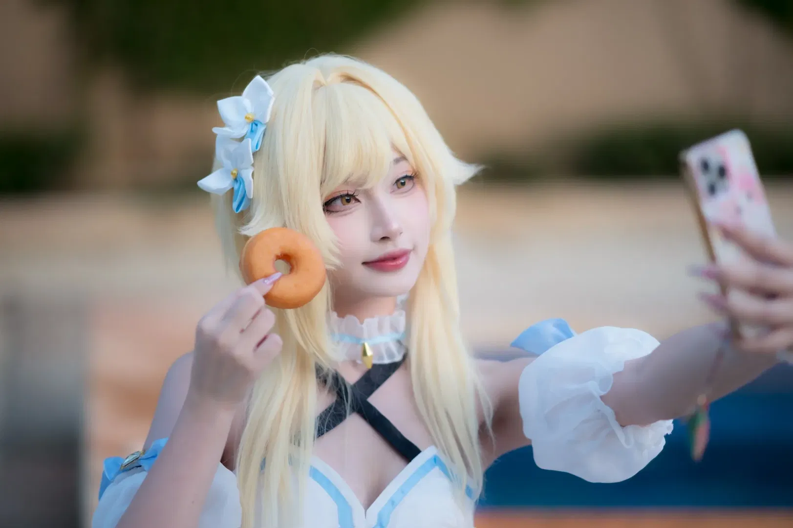 原神cosplay夏日泳池写真，用清凉水花告别夏天 - 第 3 张
