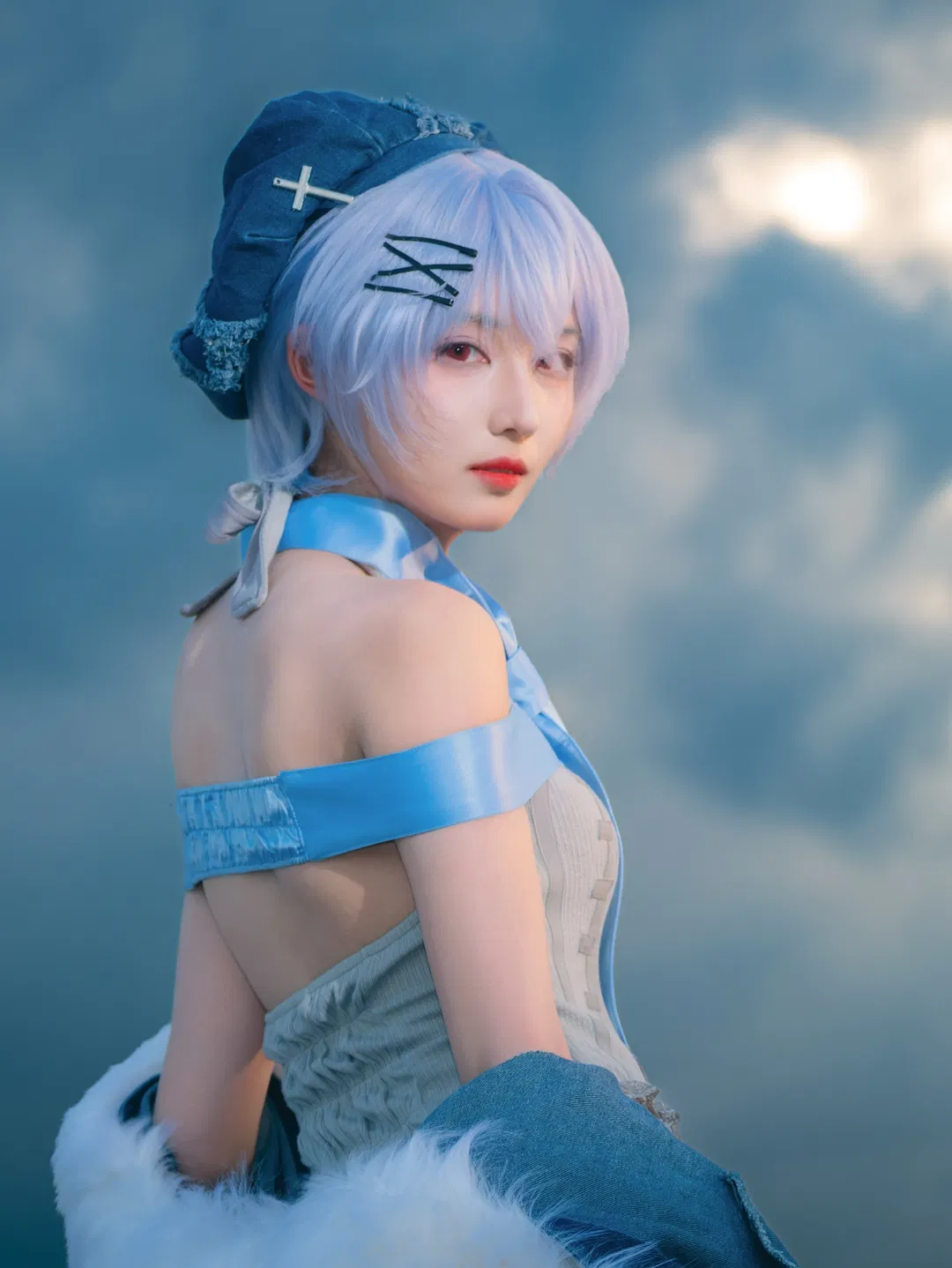 【明日香cos】EVA新世纪福音战士双人外景，云海下的经典重现 - 第 1 张