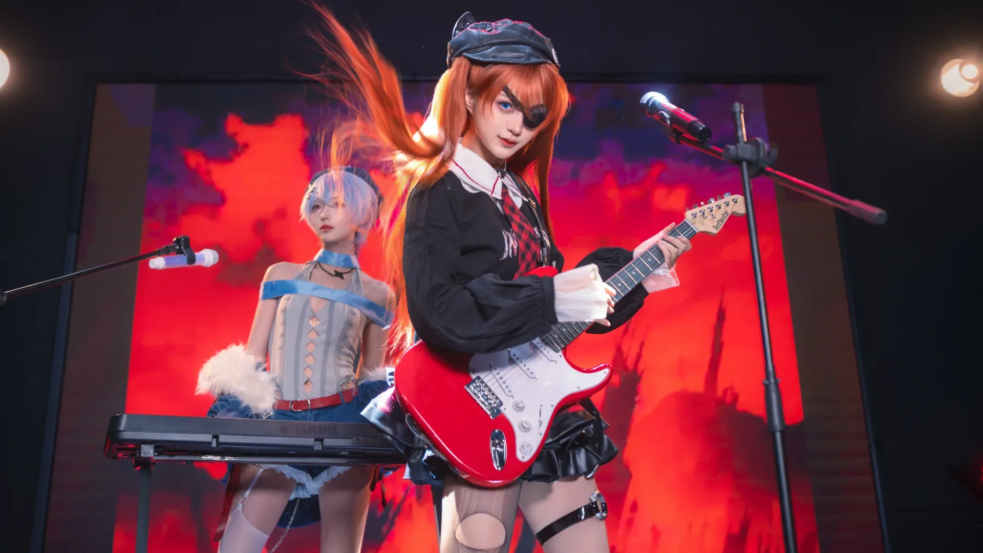 【明日香cos】EVA朋克少女乐队的昭和摇滚之夜 - 第 4 张