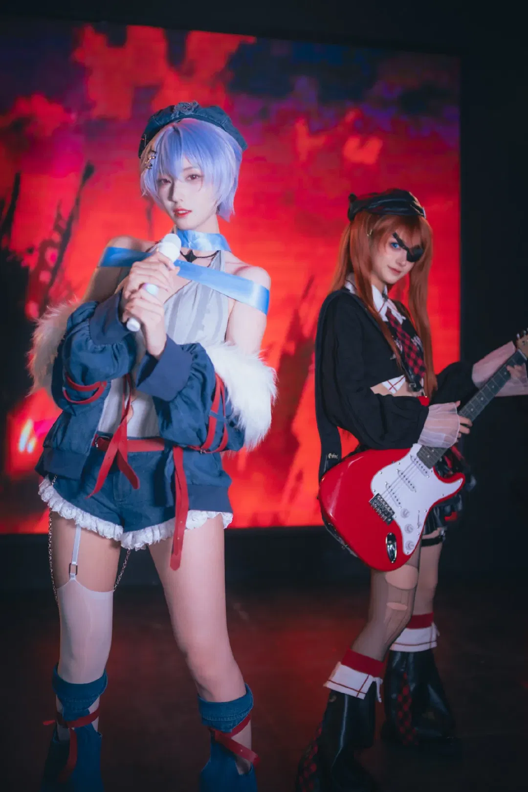 【明日香cos】EVA朋克少女乐队的昭和摇滚之夜 - 第 5 张