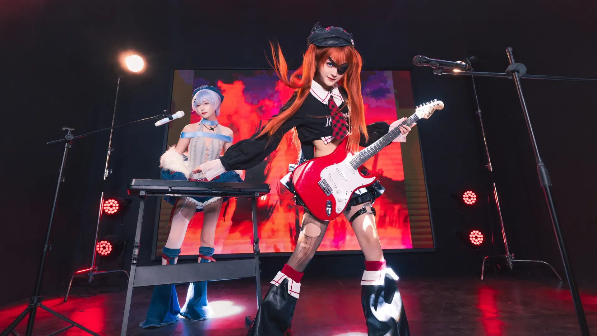 【明日香cos】EVA朋克少女乐队的昭和摇滚之夜 - 第 9 张