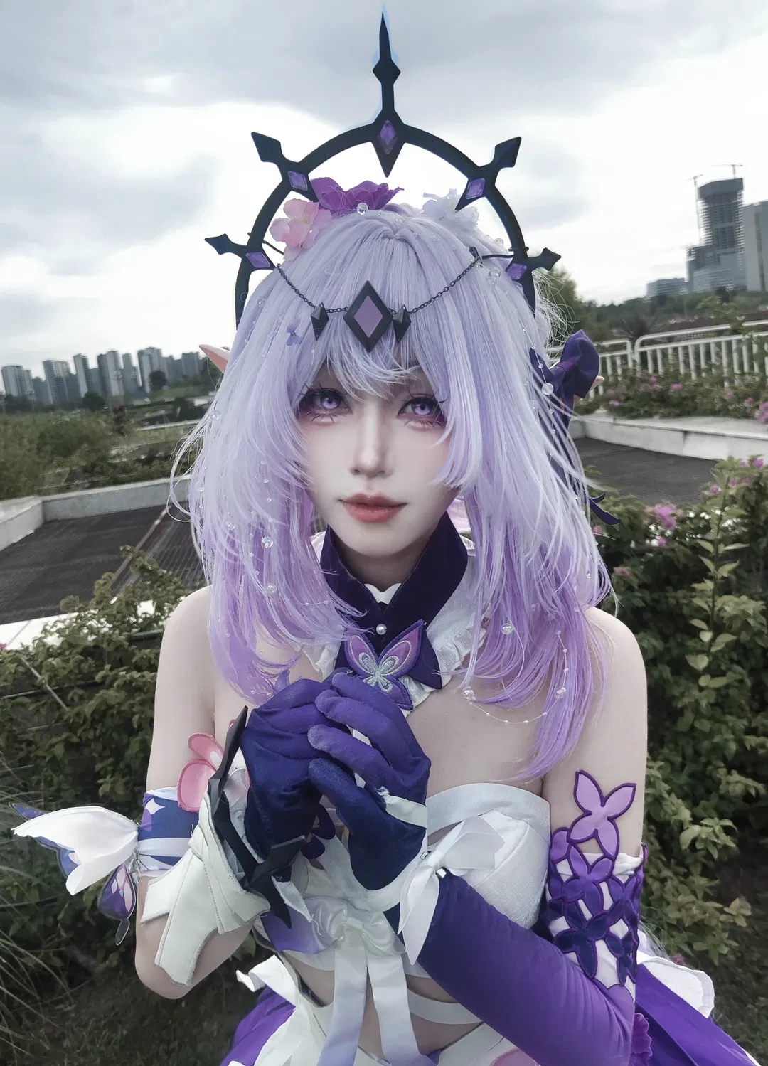 【遐蝶cos】崩坏星穹铁道蝴蝶元素与紫色系的碰撞 - 第 1 张