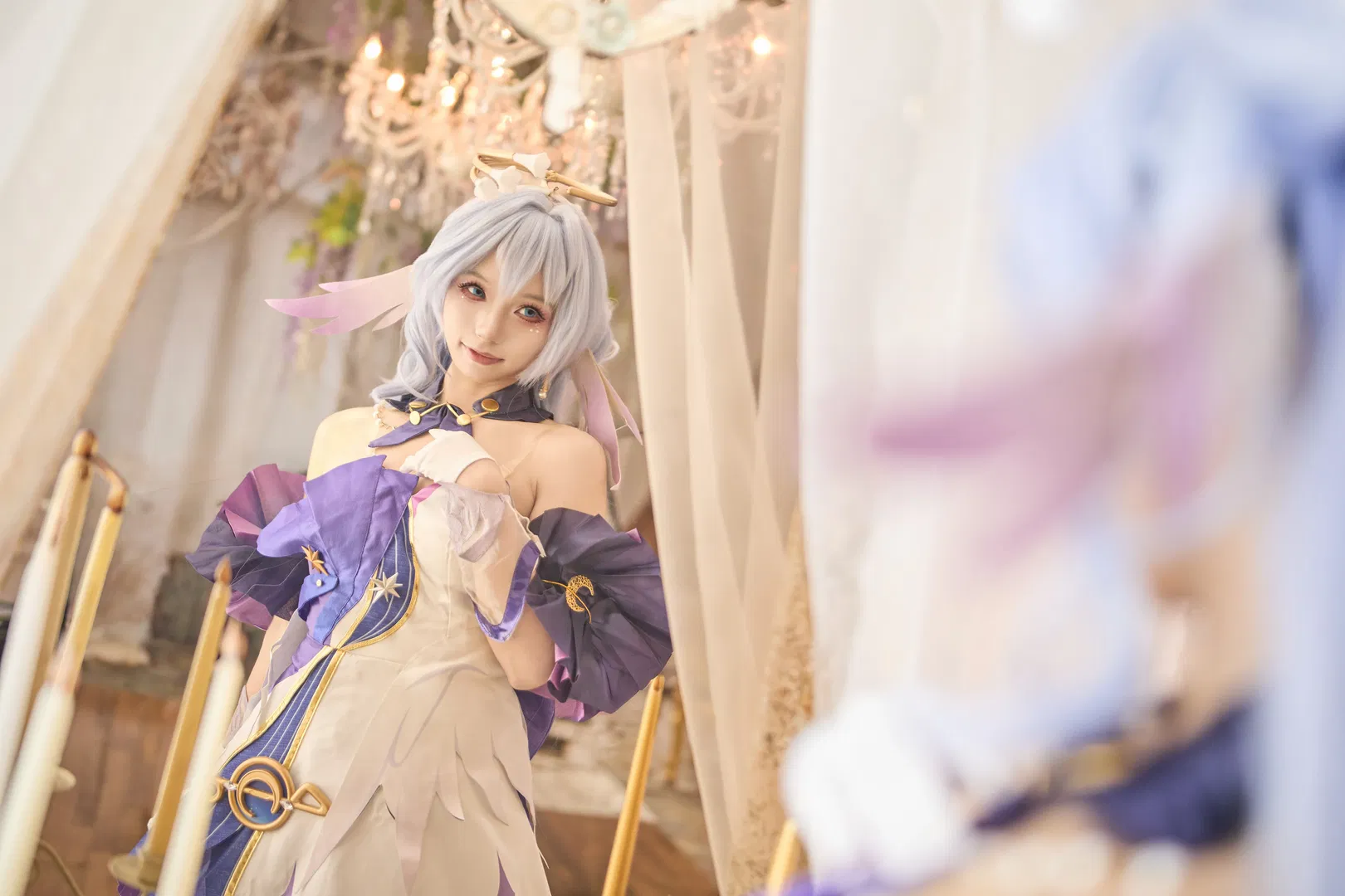 【知更鳥cos】在復古宮廷中演繹星穹鐵道的優雅 - 第 3 張