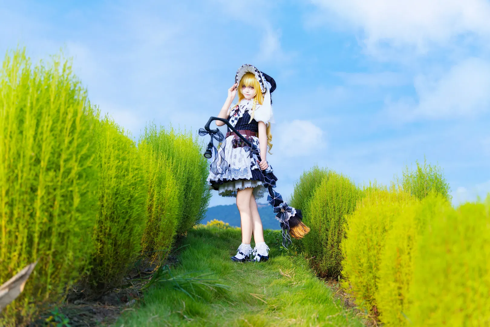 【雾雨魔理沙cos】魔法使之栖，地肤草间的奇幻之旅 - 第 2 张