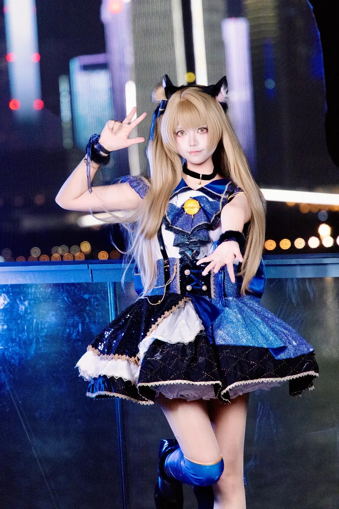 【南小鸟cos】星空元素与lovelive的夜色碰撞 - 第 3 张