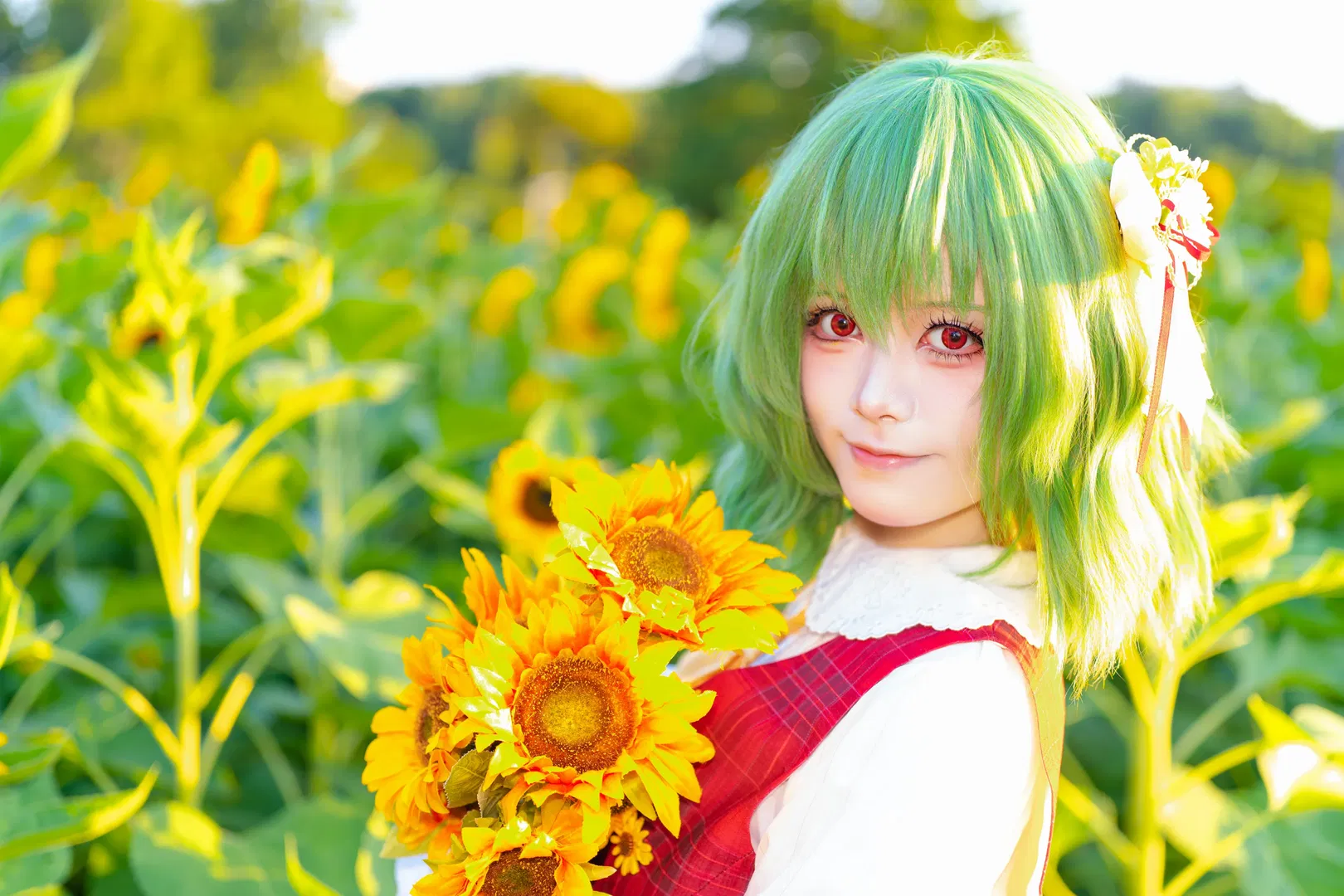 【风见幽香cos】向日葵花海里的优雅与自然 - 第 3 张