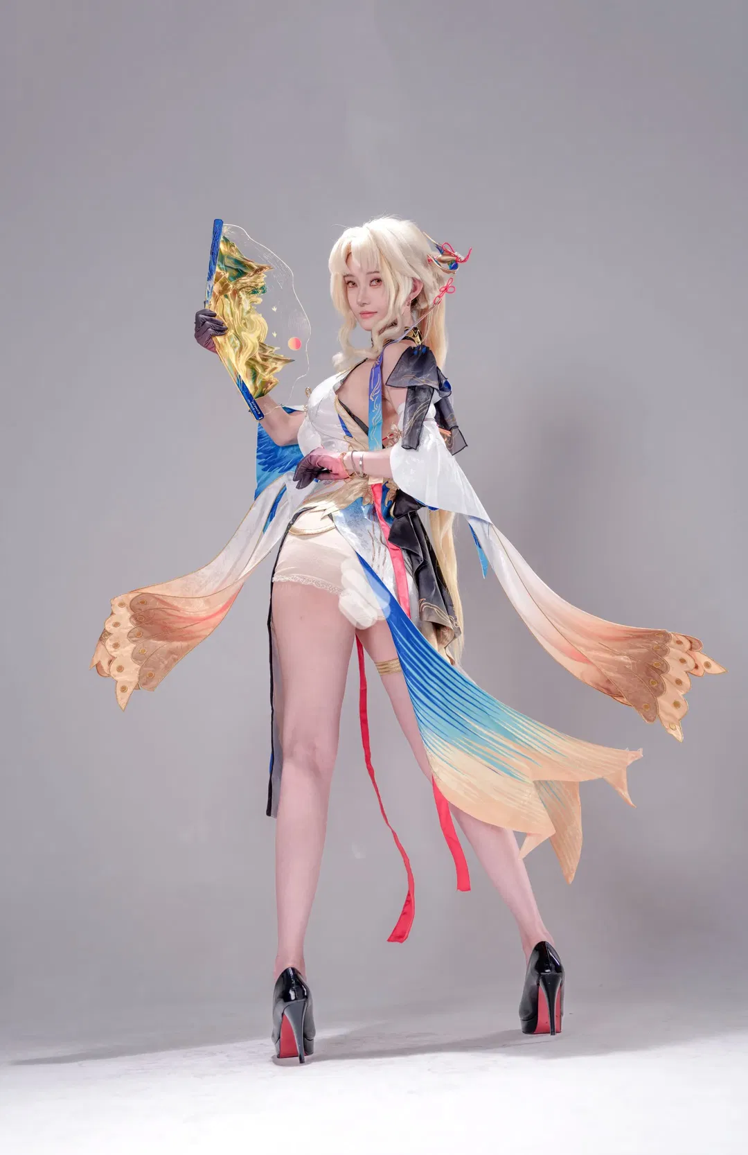 【穗穗cos】鳴潮江天一色，這套改版旗袍真的太絕了 - 第 1 張