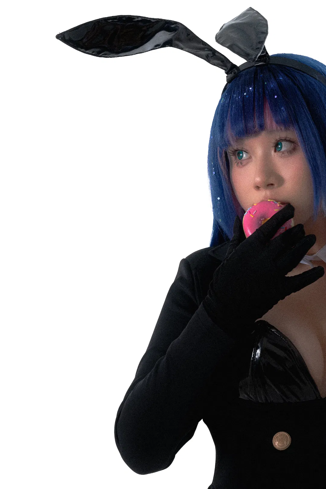 【stocking cos】吊带袜天使 经典黑兔女郎动作参考 - 第 2 张