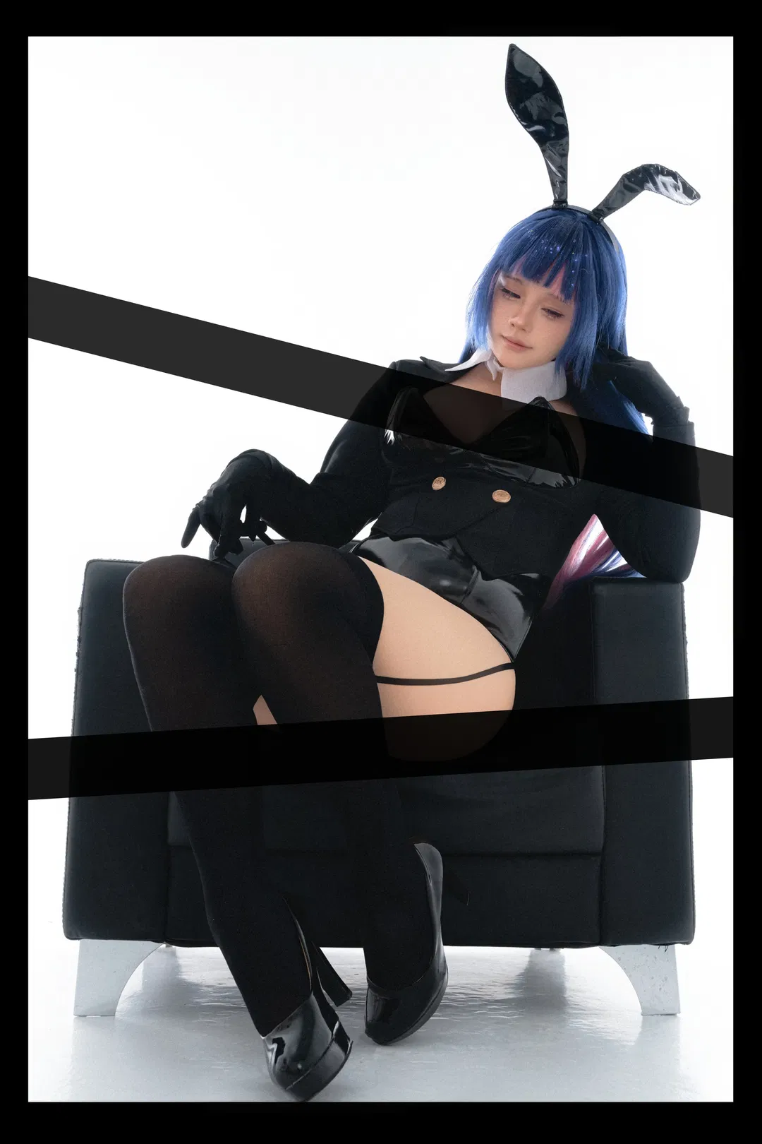 【Stocking cos】吊带袜天使的暗黑甜心兔女郎 - 第 2 张