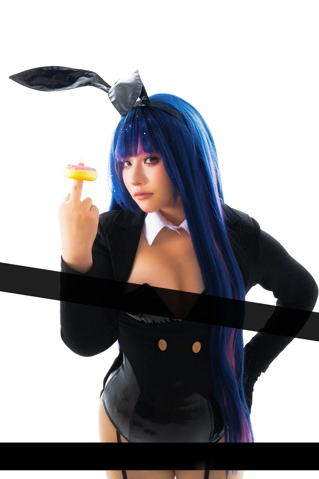 【Stocking cos】吊带袜天使的暗黑甜心兔女郎 - 第 3 张