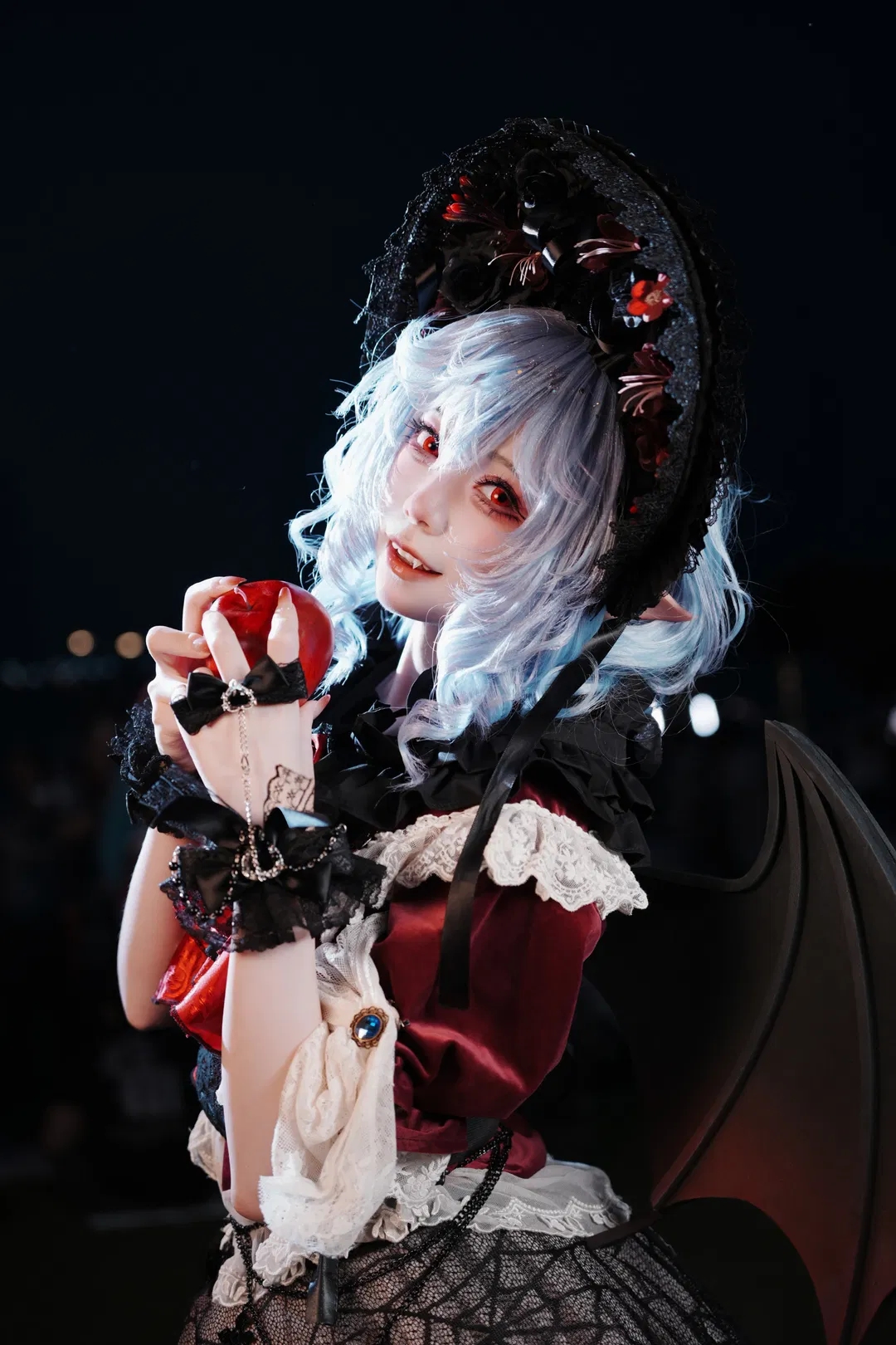 【蕾米莉亚cos】东方project红魔馆的夜间拍摄记录 - 第 2 张