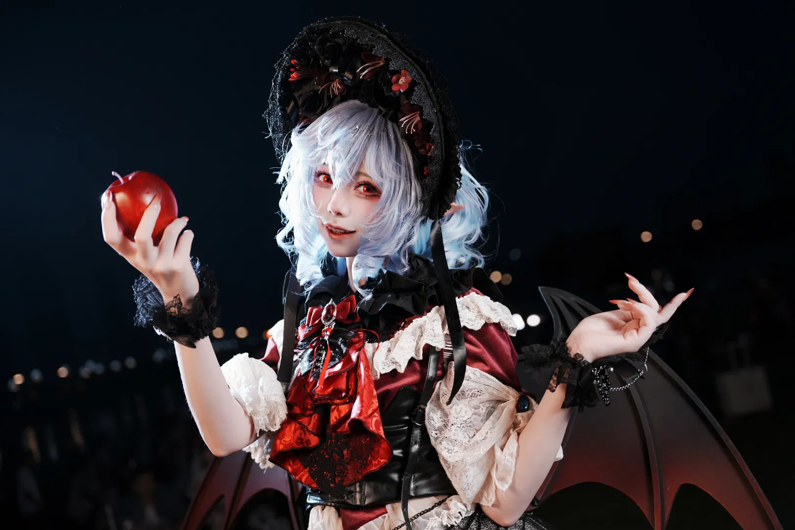 【蕾米莉亚cos】东方project红魔馆的夜间拍摄记录 - 第 5 张