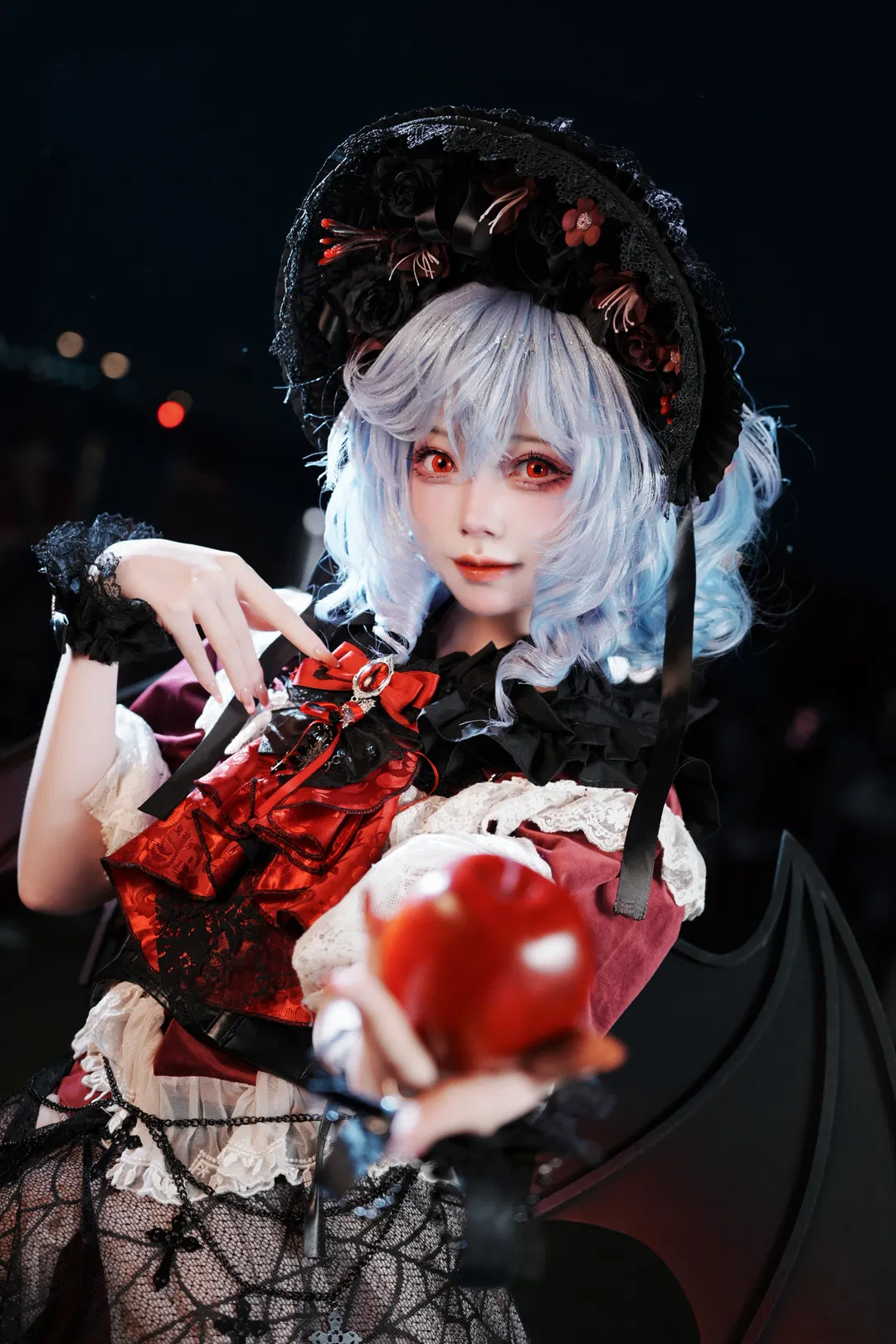【蕾米莉亚cos】东方project红魔馆的夜间拍摄记录 - 第 6 张