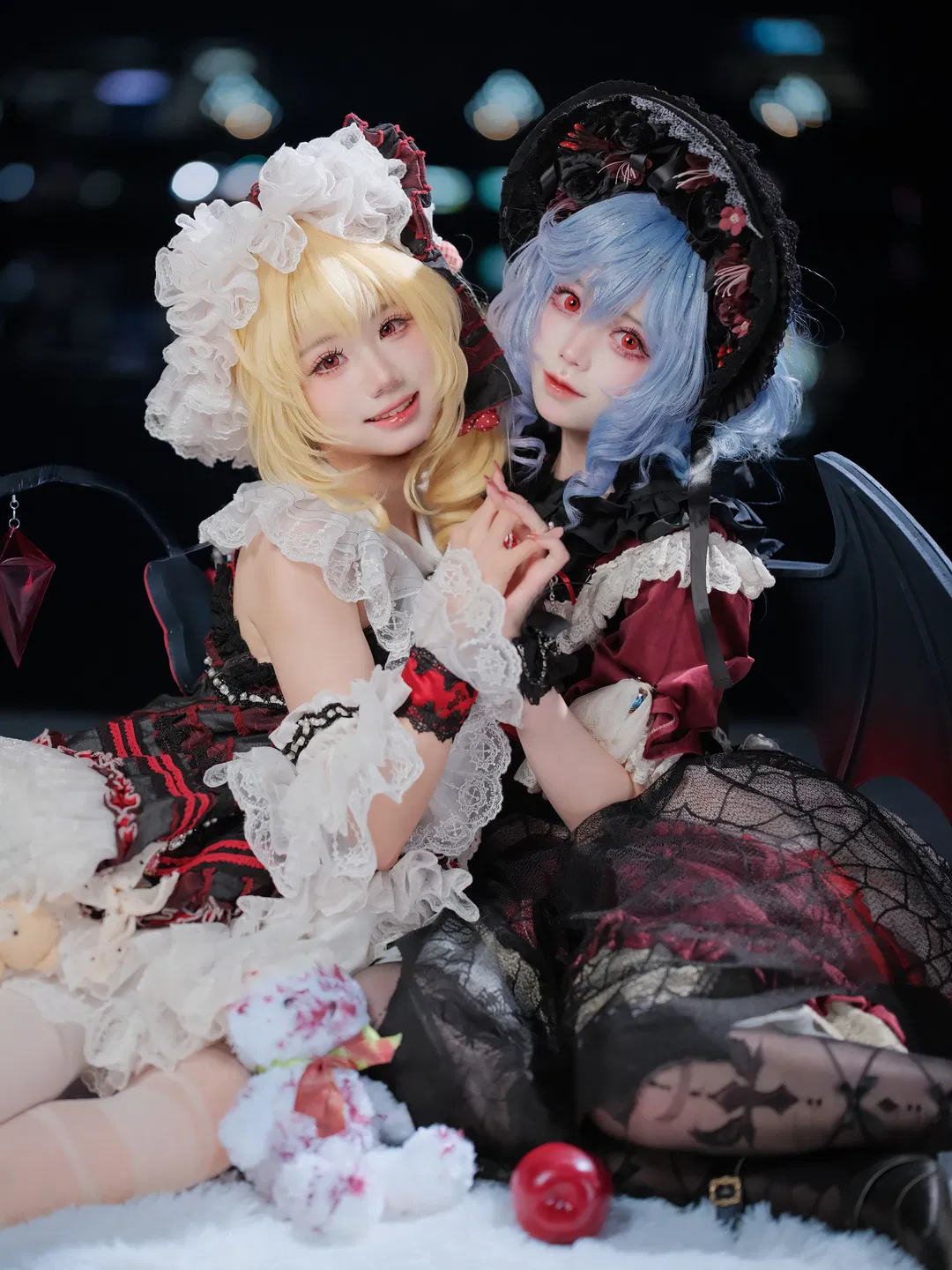 【蕾米莉亞cos】東方project紅魔館姐妹的夜間場照 - 第 1 張