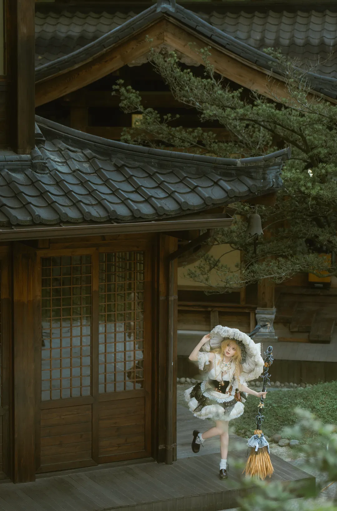 【雾雨魔理沙cos】骑着魔法扫帚飞奔而来 - 第 6 张