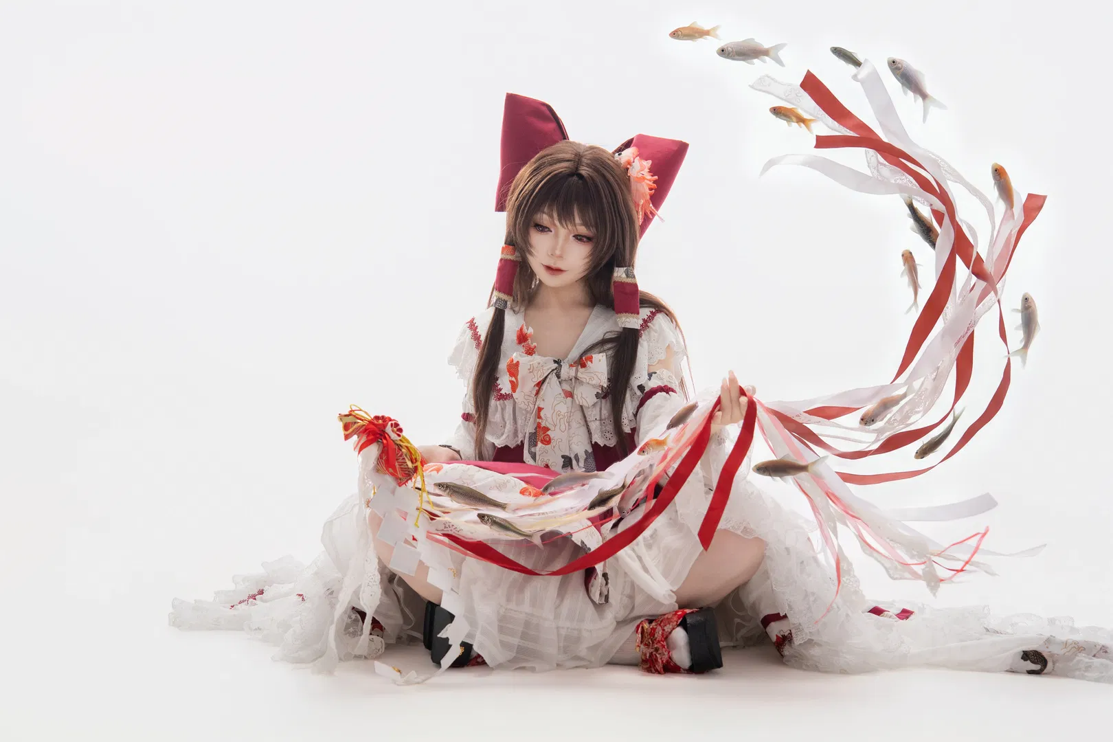 【博丽灵梦cos】东方project二设，愿者上钩 - 第 3 张