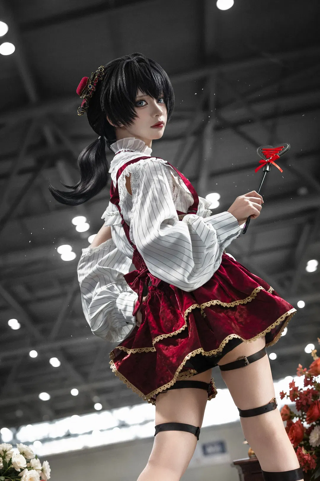 【巴托里cos】红白天鹅绒的复古暗黑风尝试 - 第 2 张