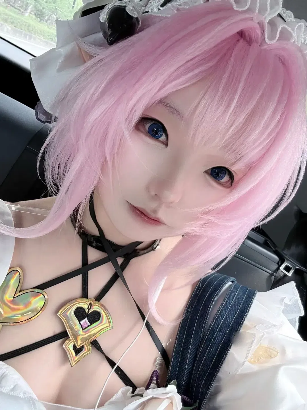 【爱莉希雅cos】粉发蓝瞳的崩坏星穹铁道装扮细节分享 - 第 1 张