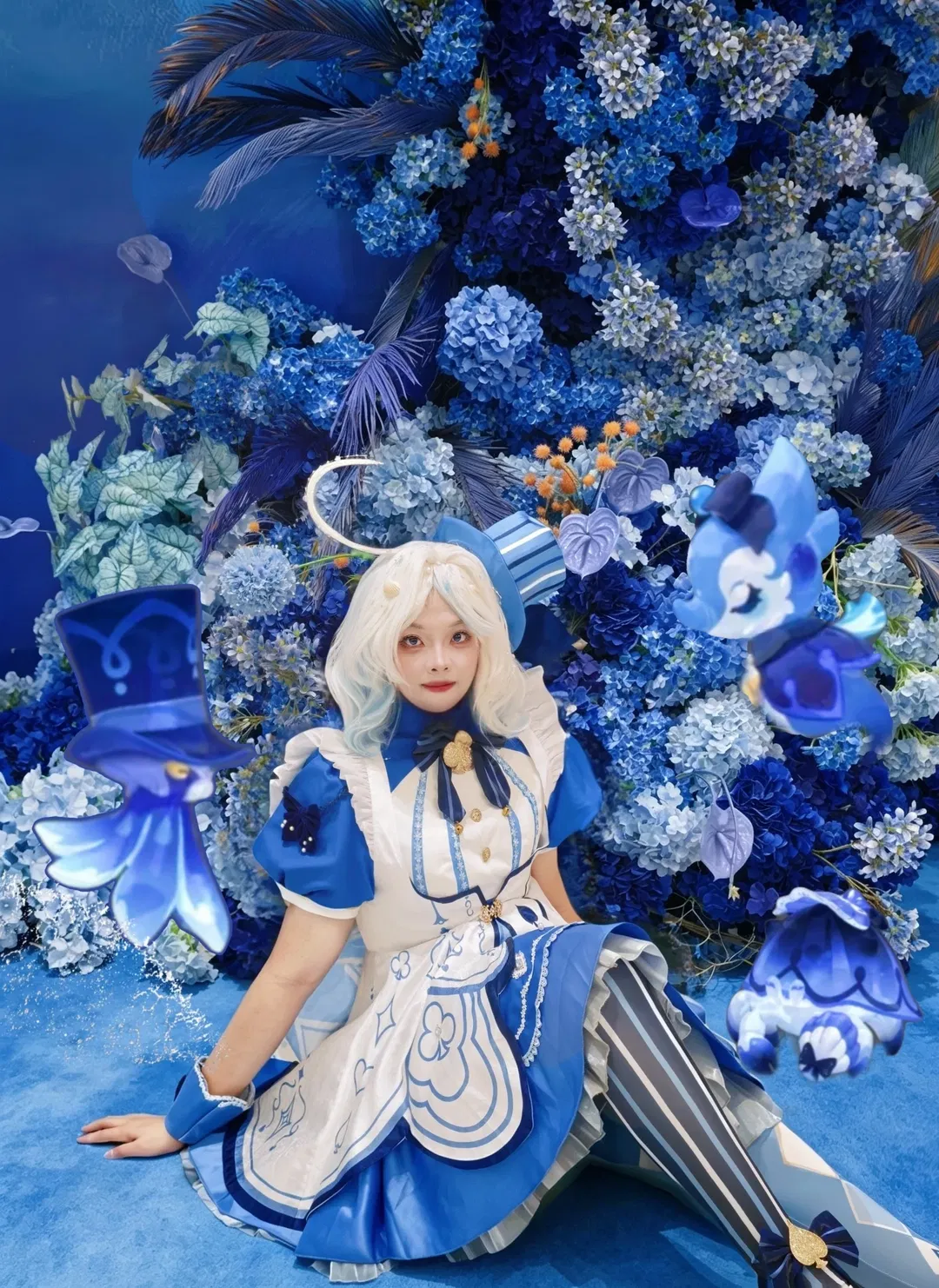【芙宁娜cos】原神爱丽丝主题生日纪念 - 第 1 张