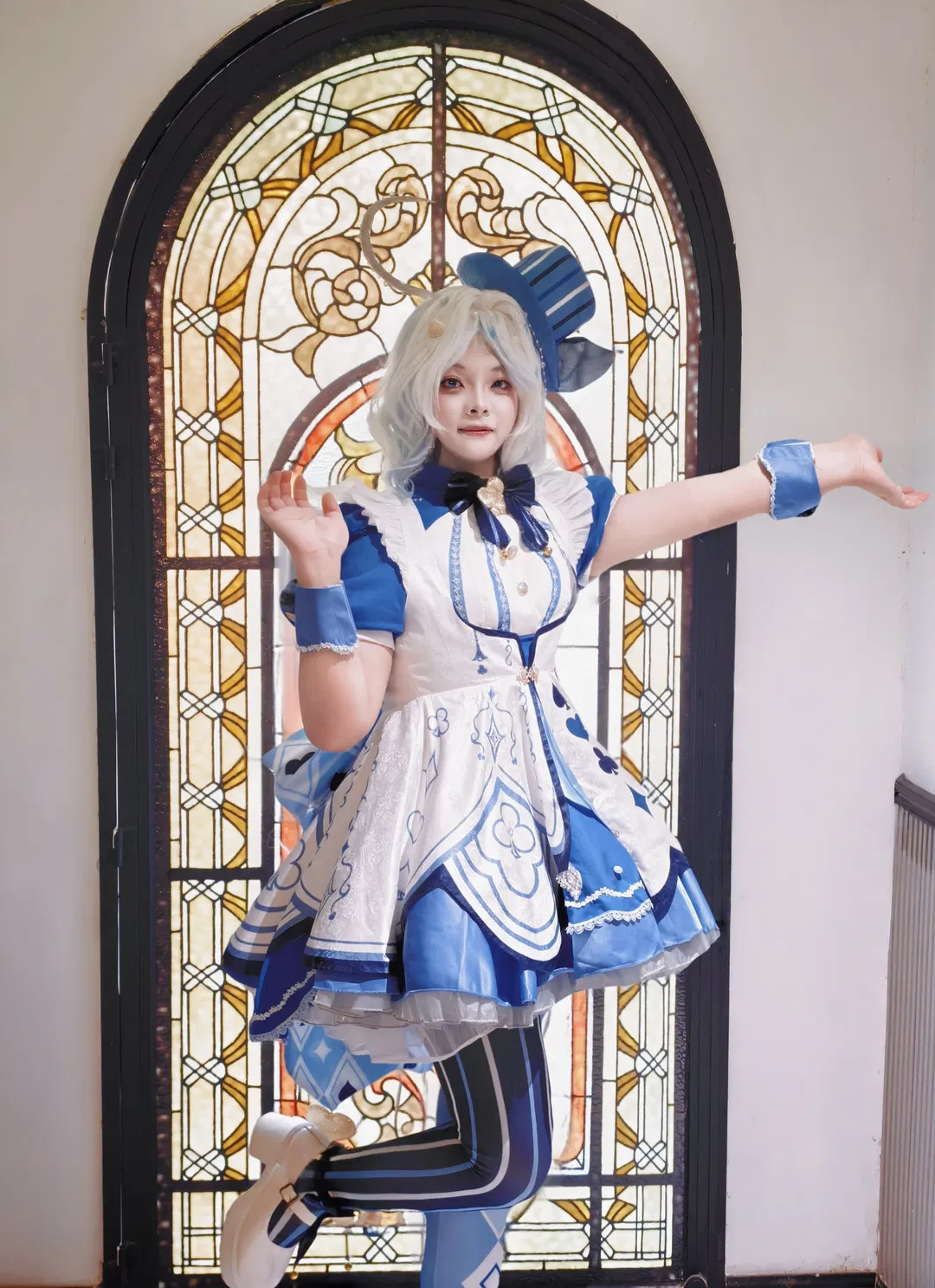 【芙宁娜cos】原神爱丽丝主题生日纪念 - 第 2 张