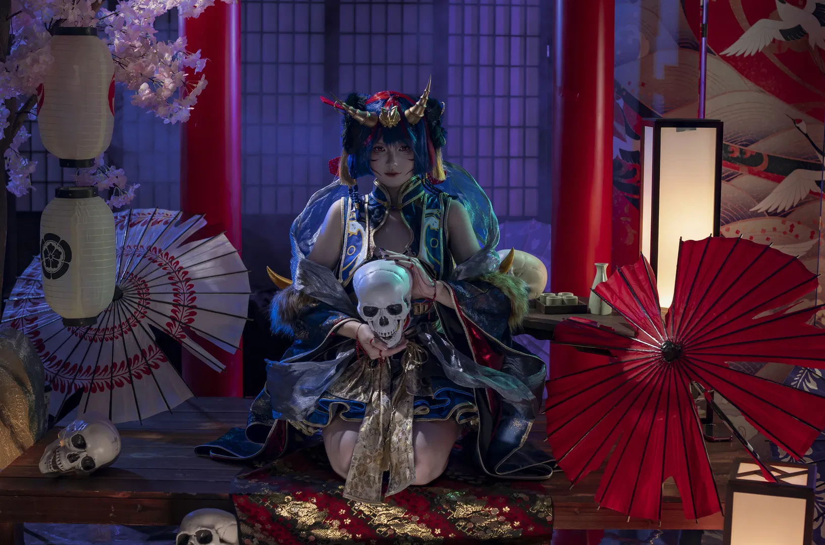 【响鬼cos】假面骑士响鬼娘化，暗黑和风氛围拉满 - 第 3 张