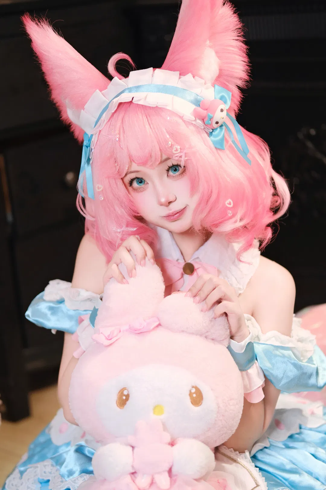 【美樂蒂妲己cos】王者榮耀粉色甜心降臨復古莊園 - 第 8 張