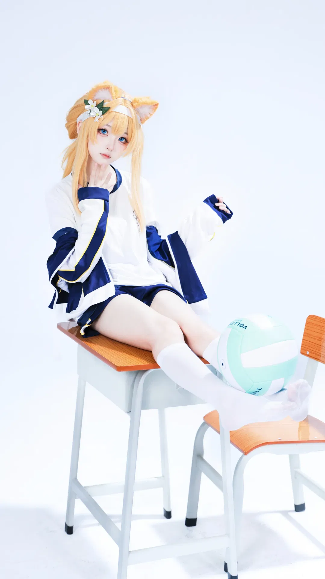 【伊落瑪麗cos】蔚藍檔案體操服少女的拍攝記錄 - 第 1 張