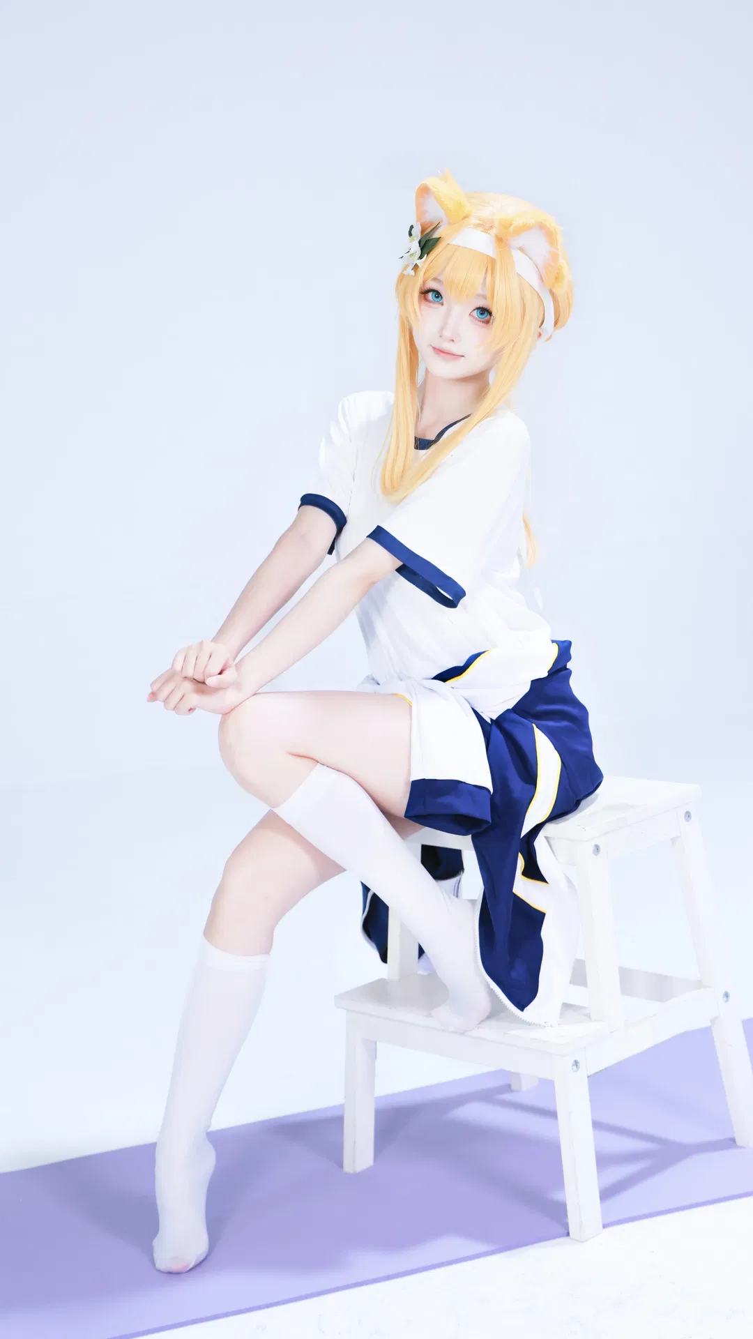 【伊落瑪麗cos】蔚藍檔案體操服少女的拍攝記錄 - 第 2 張