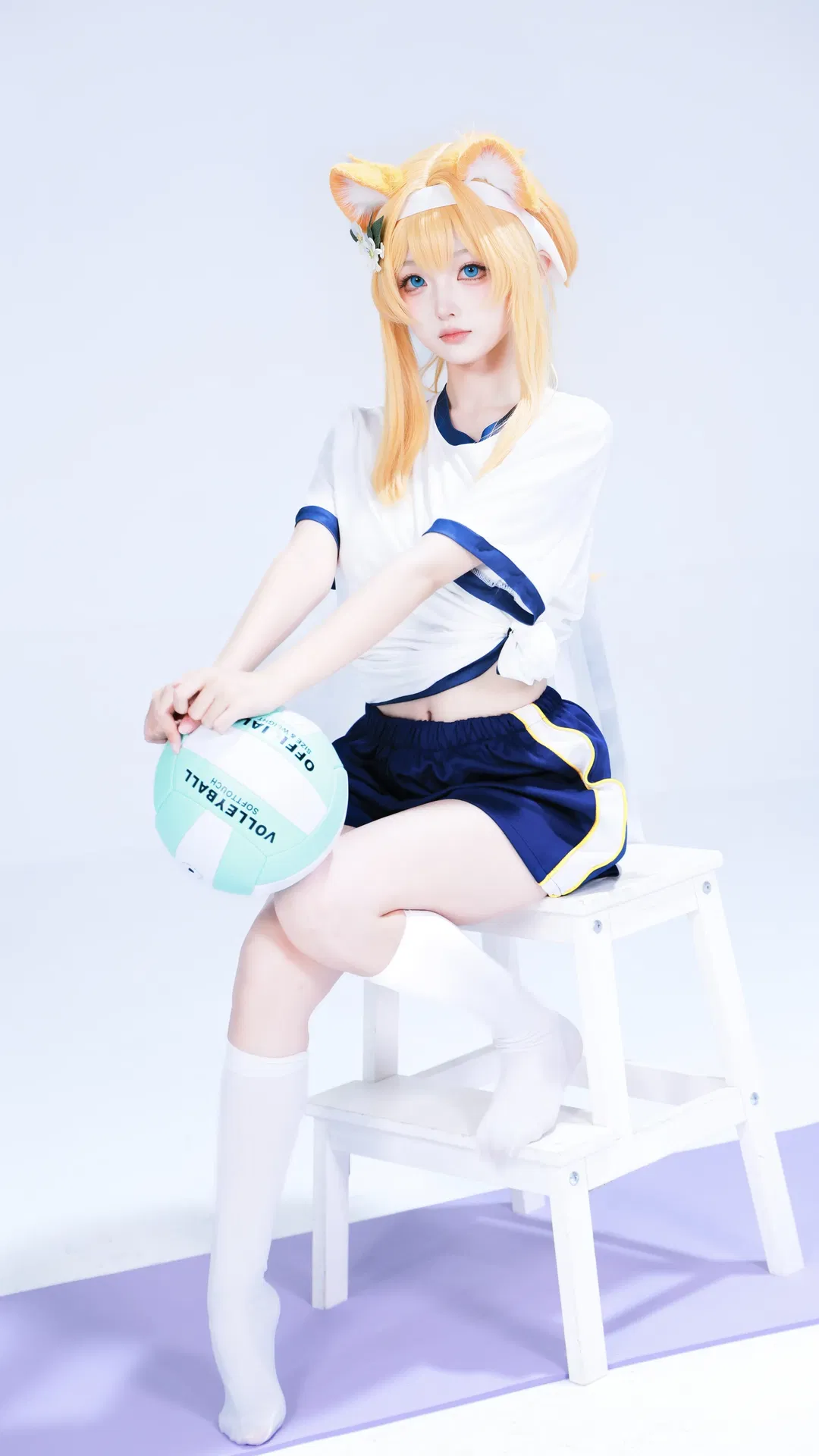 【伊落瑪麗cos】蔚藍檔案體操服少女的拍攝記錄 - 第 3 張