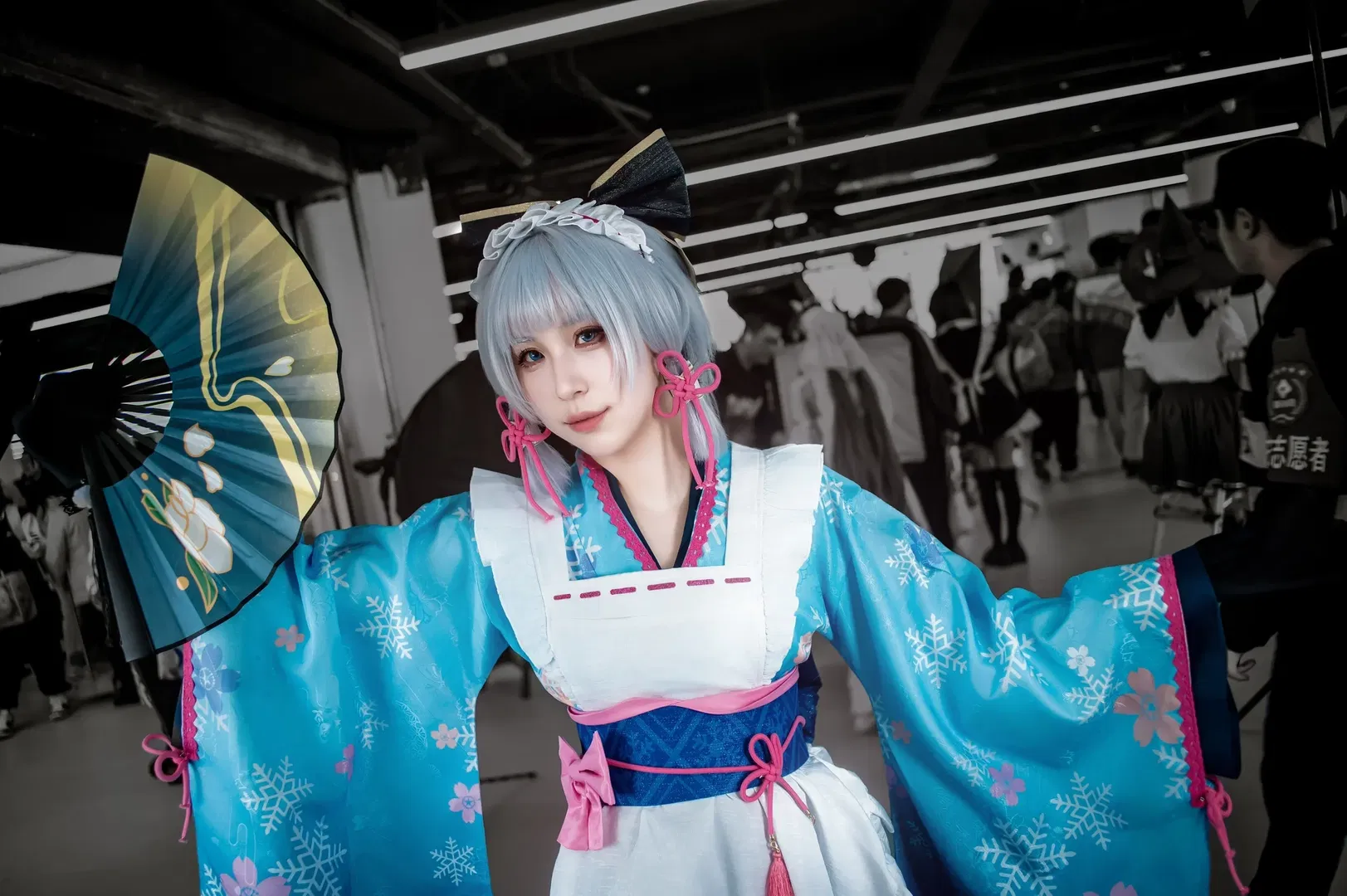 【神里绫华cos】原神大小姐的优雅瞬间，南京超电场场照 - 第 4 张