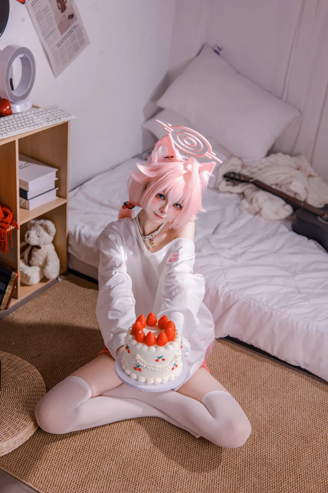 【星野cos】碧藍檔案裡是誰家的小貓這麼黏人 - 第 1 張