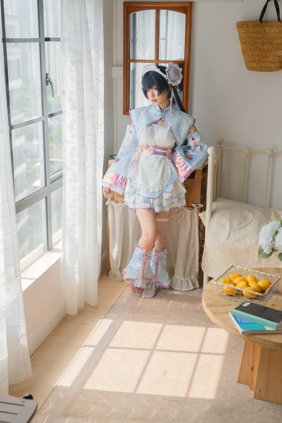【妃咲cos】蔚藍檔案 淺藍幻彩的室內光影 - 第 3 張