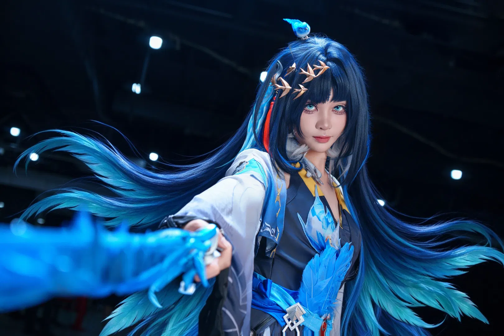 【秧秧玄翎cos】湛江漫展的蓝色飞鸟 - 第 3 张
