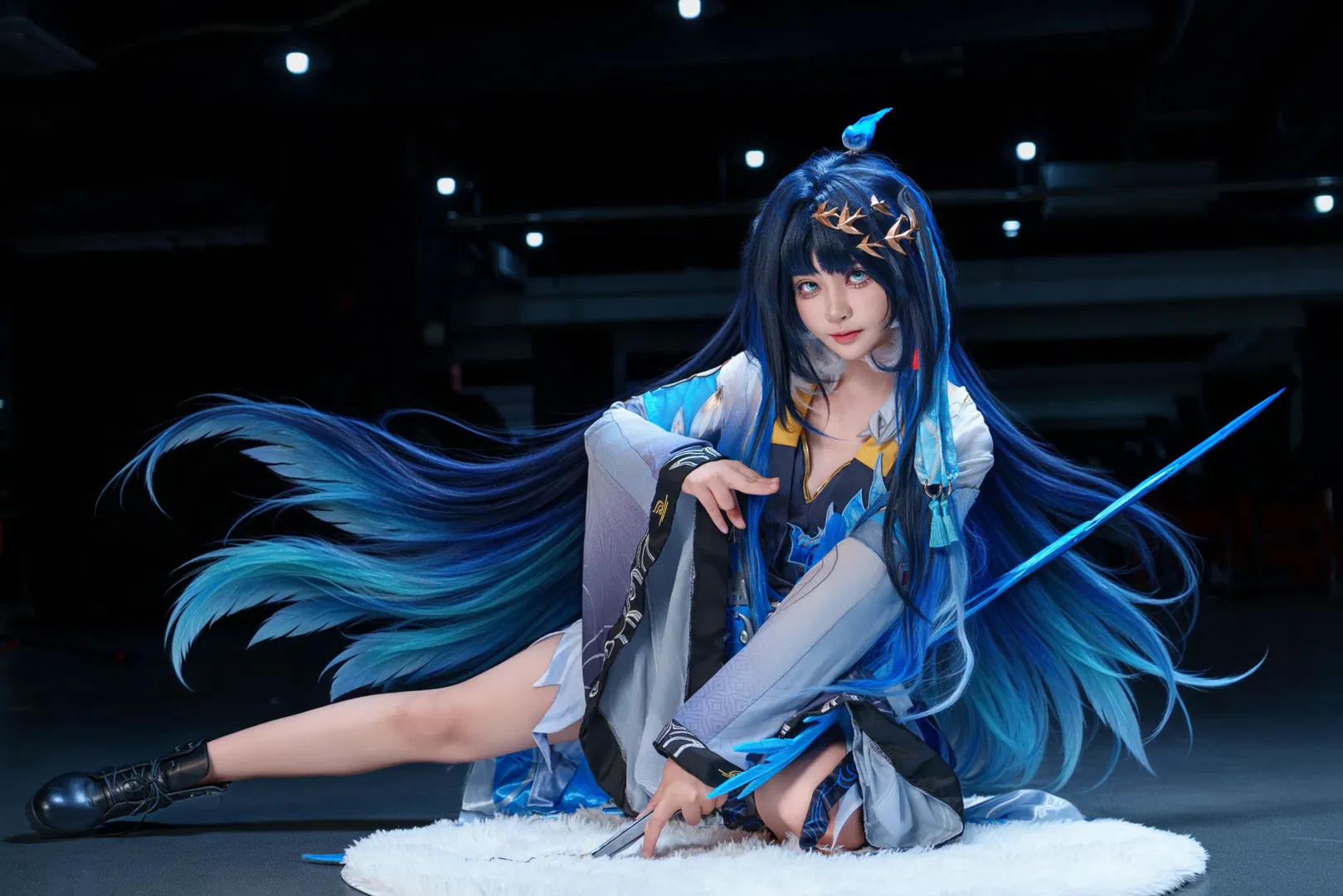 【秧秧玄翎cos】湛江漫展的蓝色飞鸟 - 第 4 张