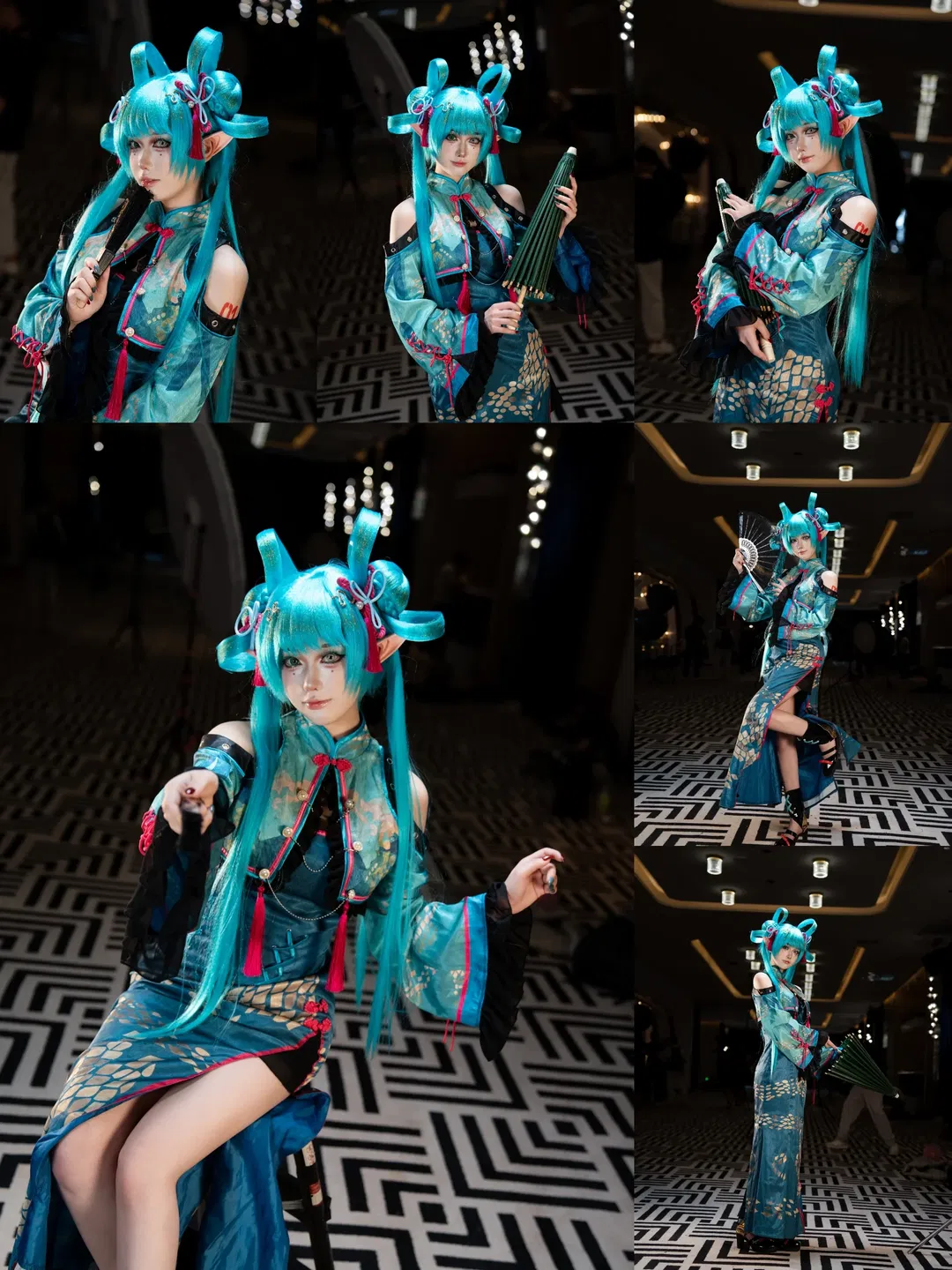 【初音未来cos】蛇年旗袍与精灵耳的国风碰撞 - 第 1 张