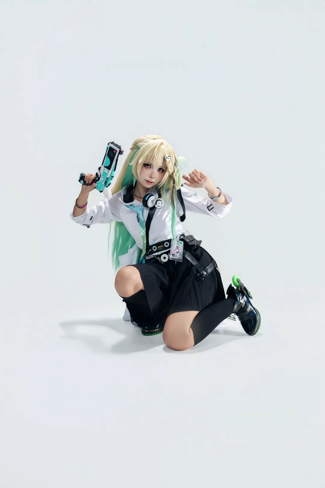 【琳奈cos】棚拍机能风，细节拉满的纯白影棚日记 - 第 2 张