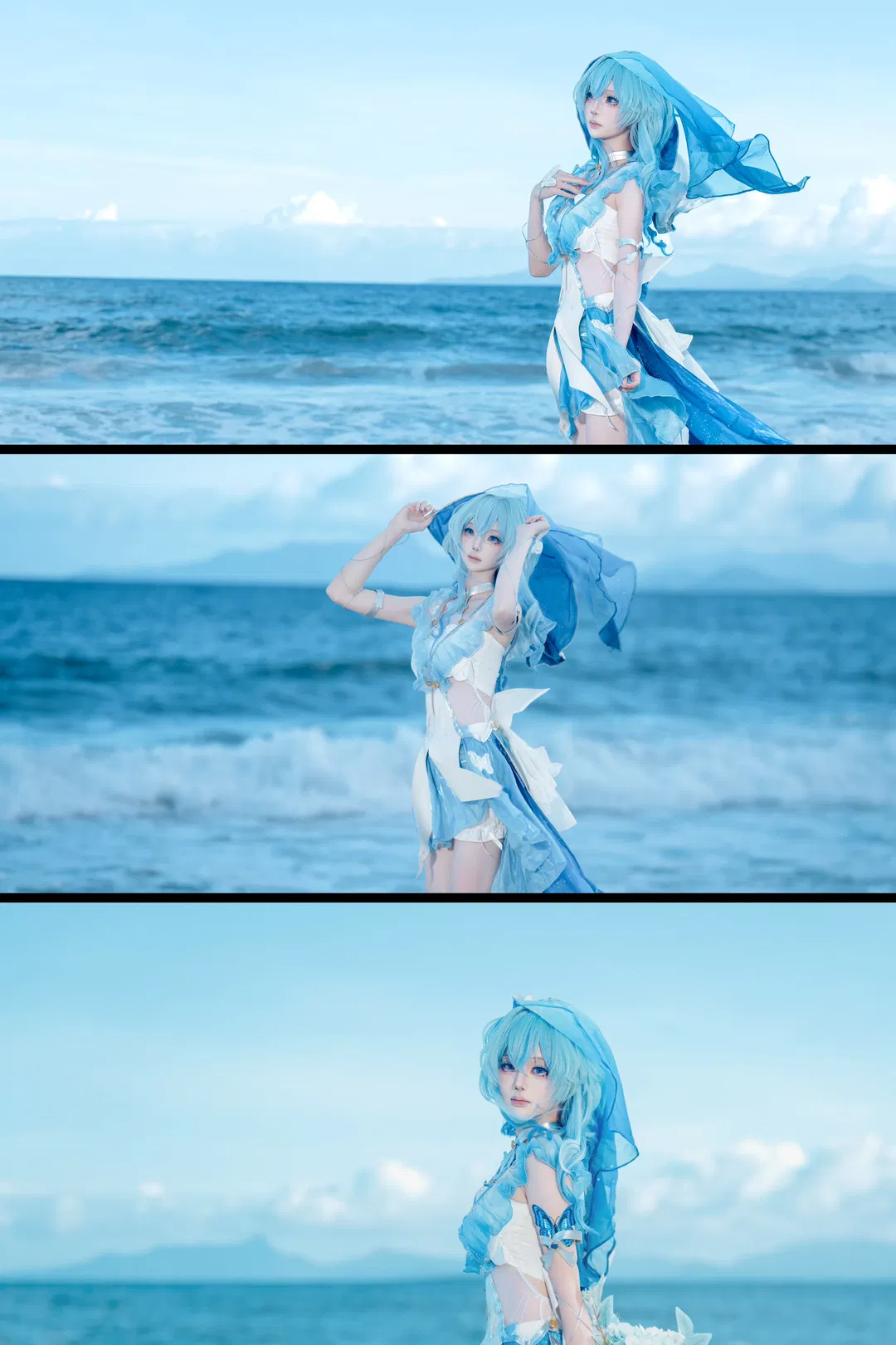 【守岸人cos】鳴潮海邊的風與藍色薄紗 - 第 2 張