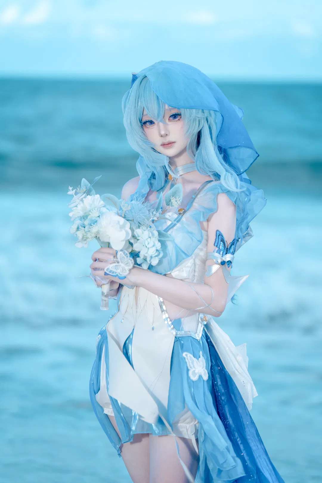 【守岸人cos】鳴潮海邊的風與藍色薄紗 - 第 4 張