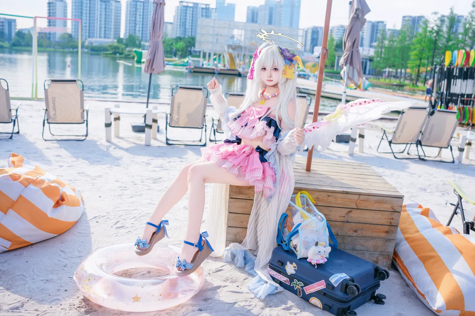 【水梓cos】夏日沙滩上的清透感 - 第 2 张