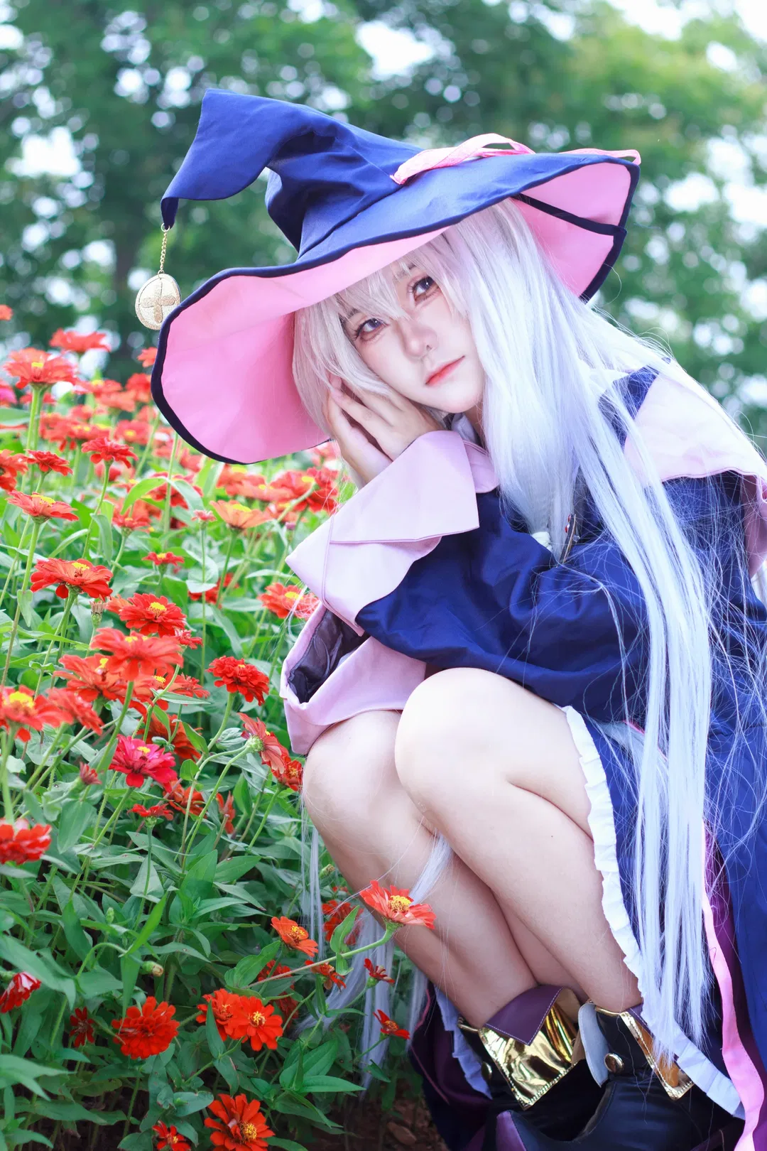 【伊蕾娜cos】魔女之旅的灰之魔女，在花海中迎来生日 - 第 3 张