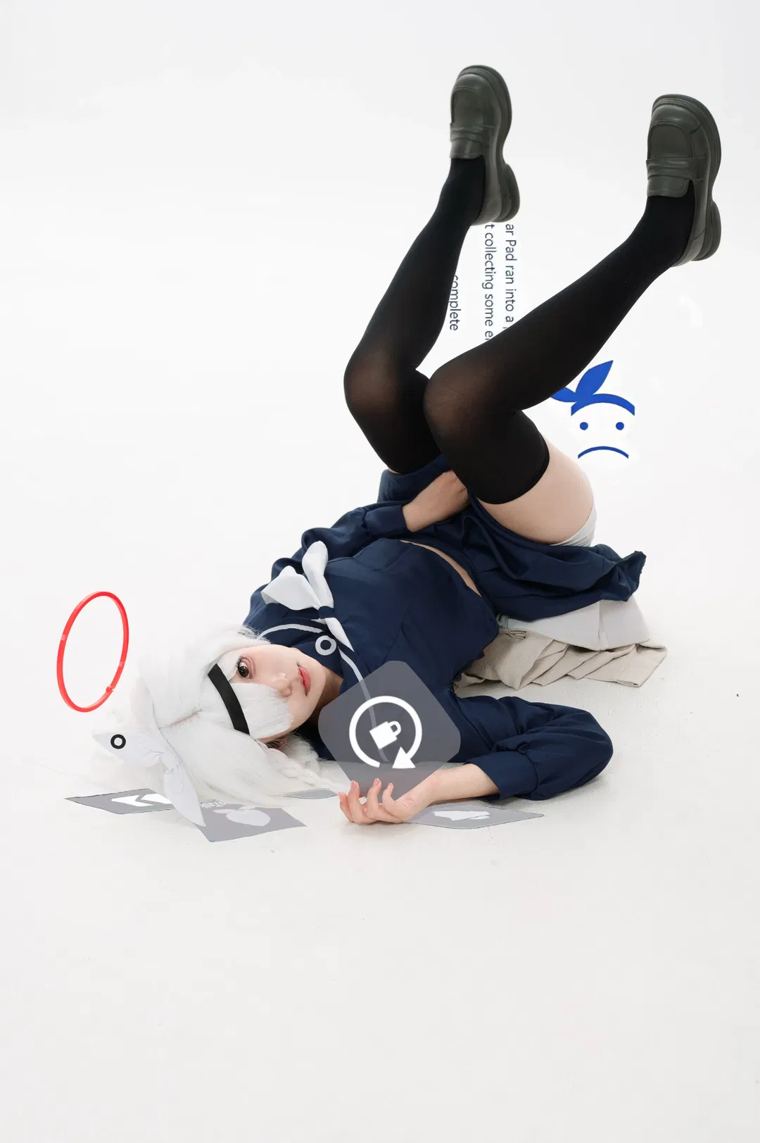 【普拉娜cos】蔚蓝档案的白棚拍摄记录 - 第 1 张