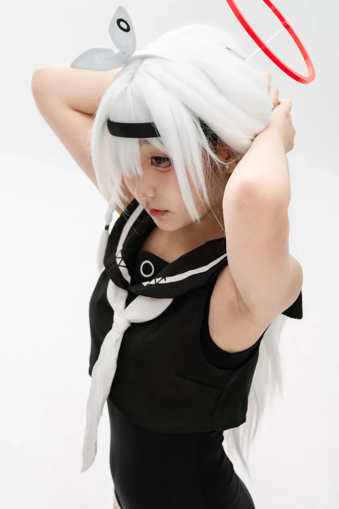 【普拉娜cos】碧蓝档案白棚水手服写真日常 - 第 1 张