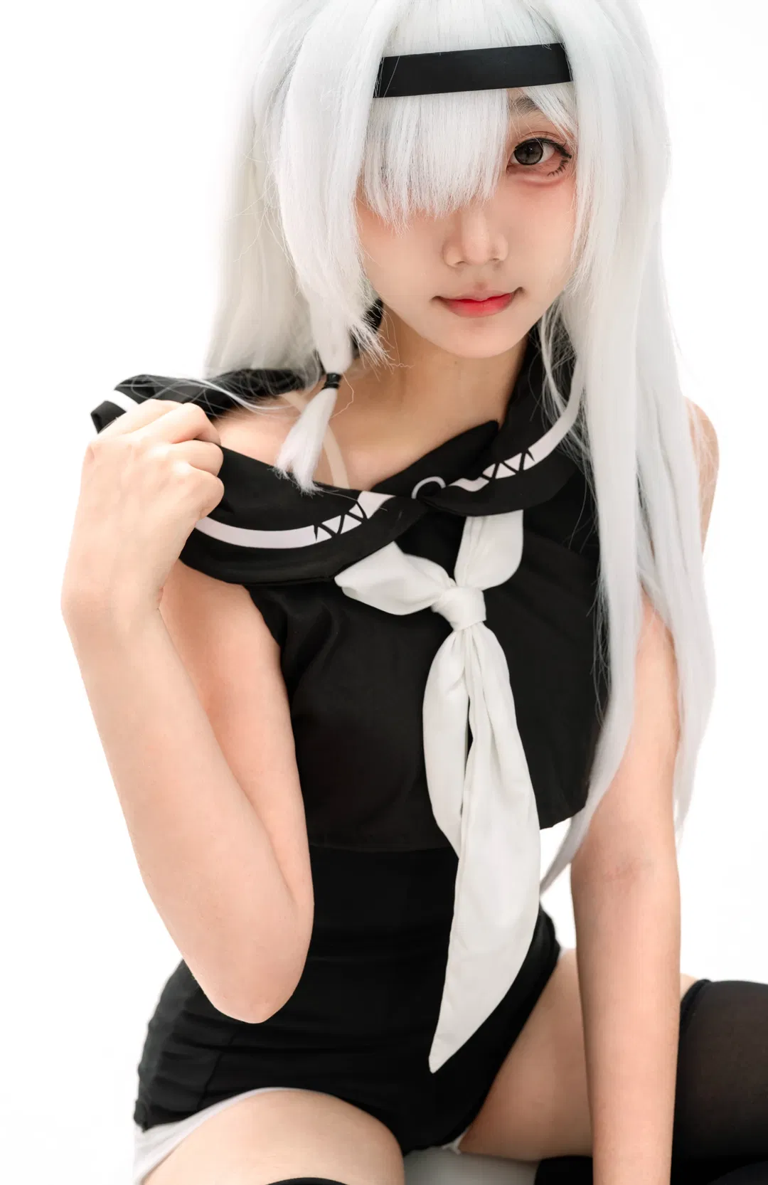 【普拉娜cos】碧蓝档案白棚水手服写真日常 - 第 4 张