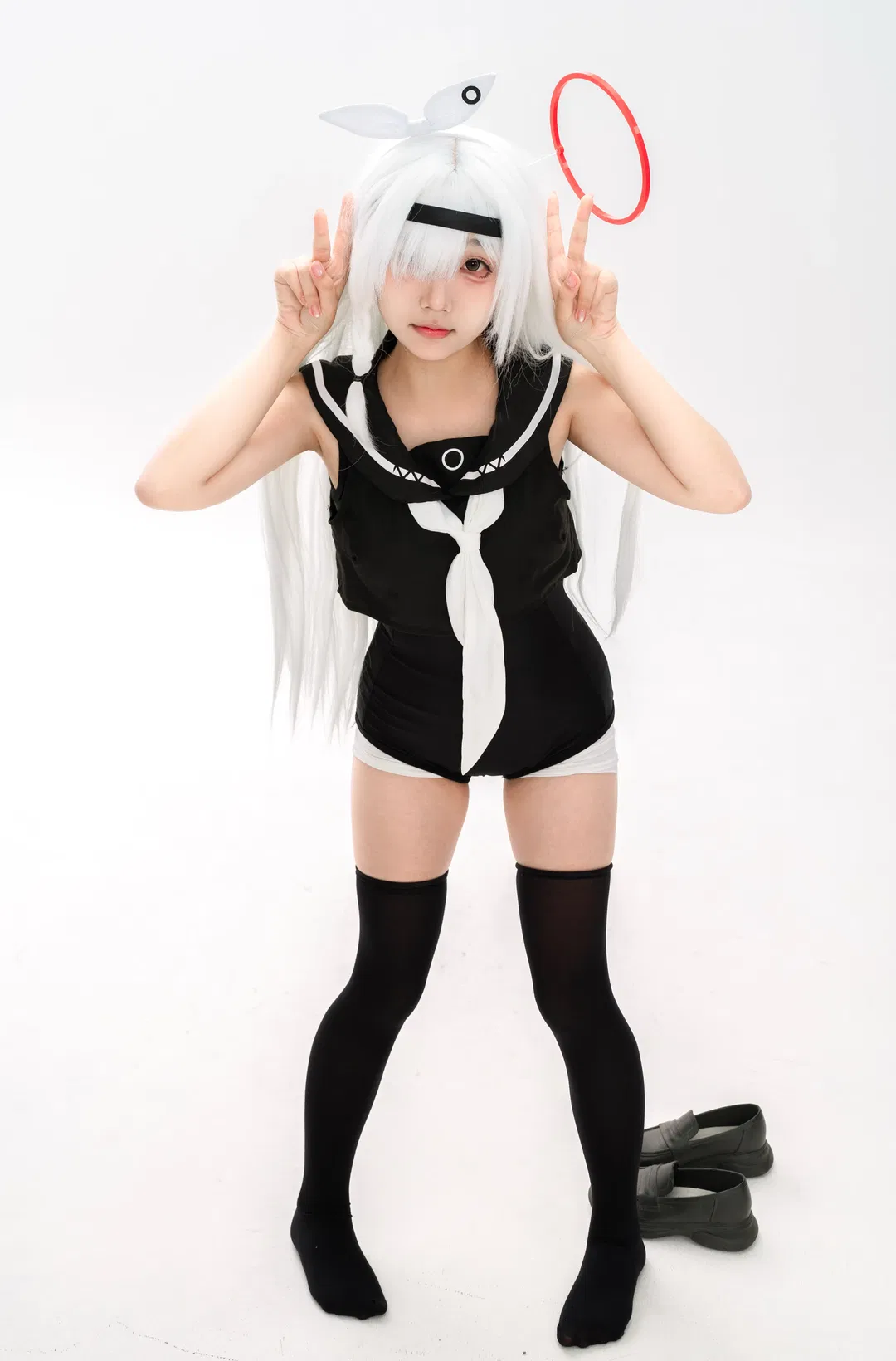 【普拉娜cos】碧蓝档案白棚水手服写真日常 - 第 5 张
